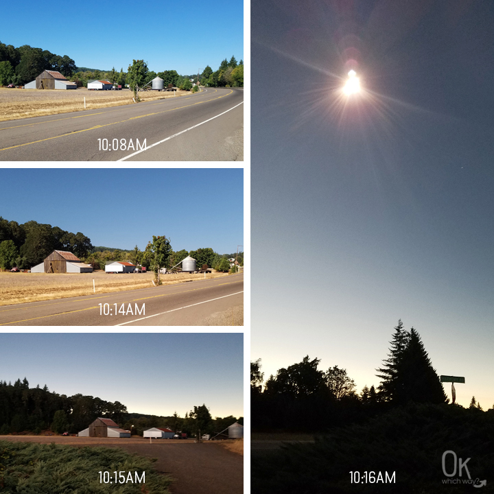 2017 Total Solar Eclipse | Oregon, USA | Twilight Effect | Ok, Which Way?