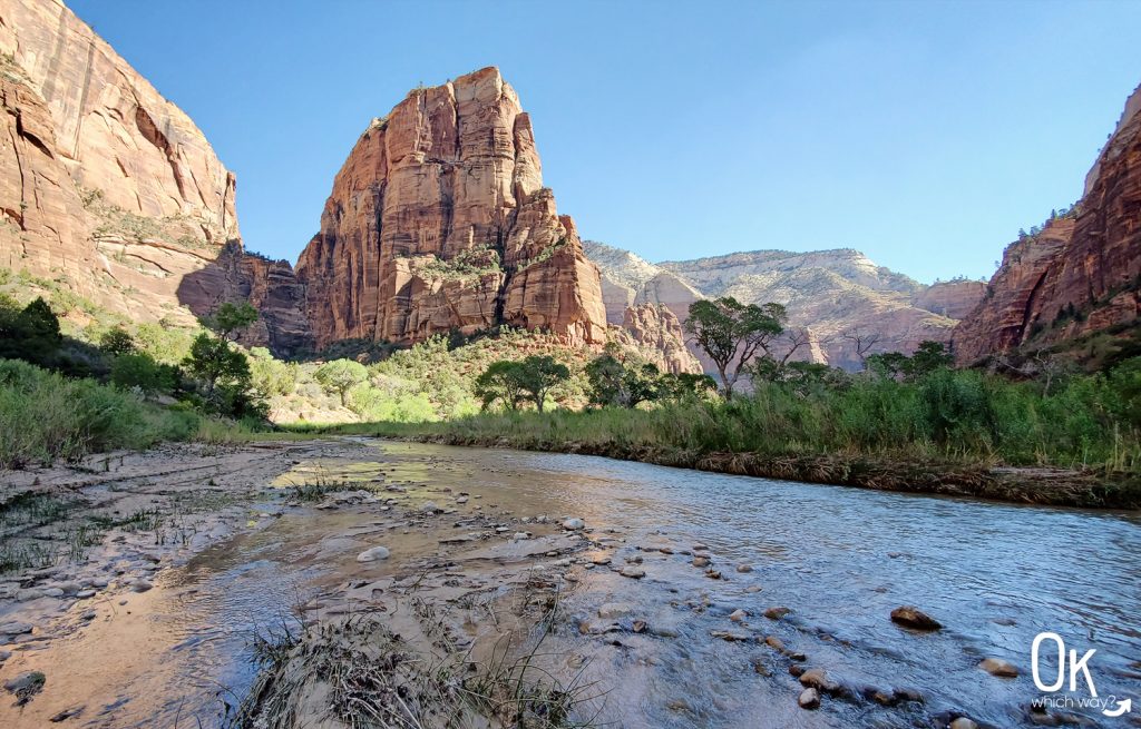 Angels Landing Virgin River Zion National Park | OK Which Way