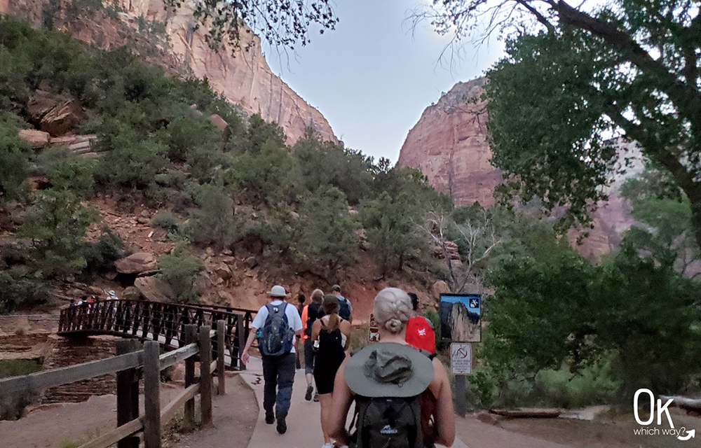 The Grotto Shuttle stop Zion National Park | OK Which Way