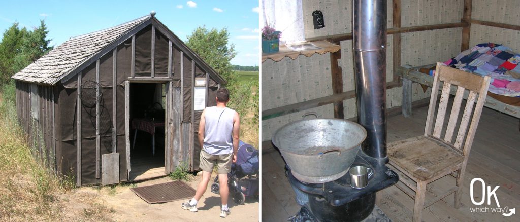 Laura Ingalls Wilder in De Smet - Ingalls Homestead claim shanty | Ok Which Way