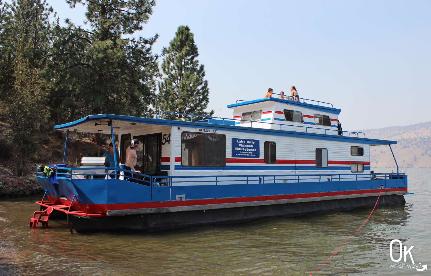 Houseboat Vacay on Lake Billy Chinook OK Which Way