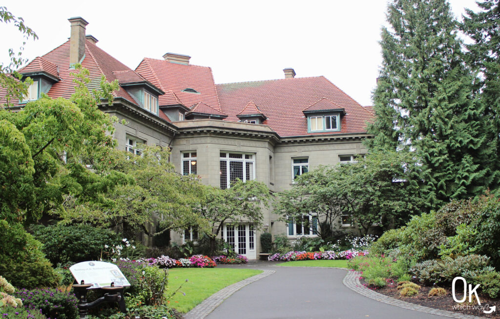 Back of Pittock Mansion Portland | OK, Which Way?