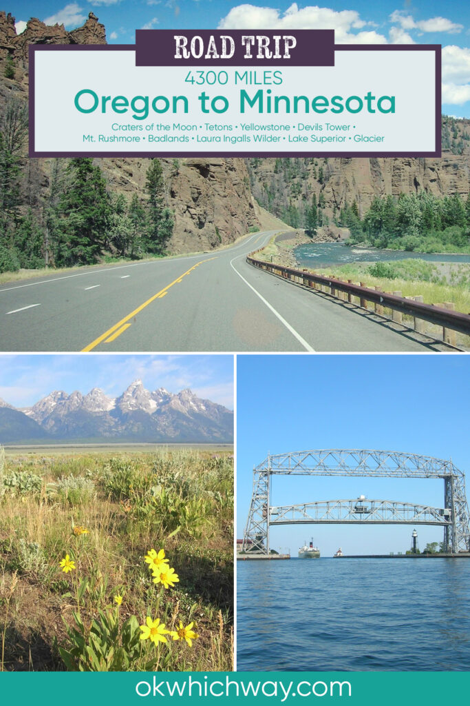 4300 mile Oregon to Minnesota Road Trip | Grand Teton, Yellowstone, Badlands, Glacier | Ok Which Way