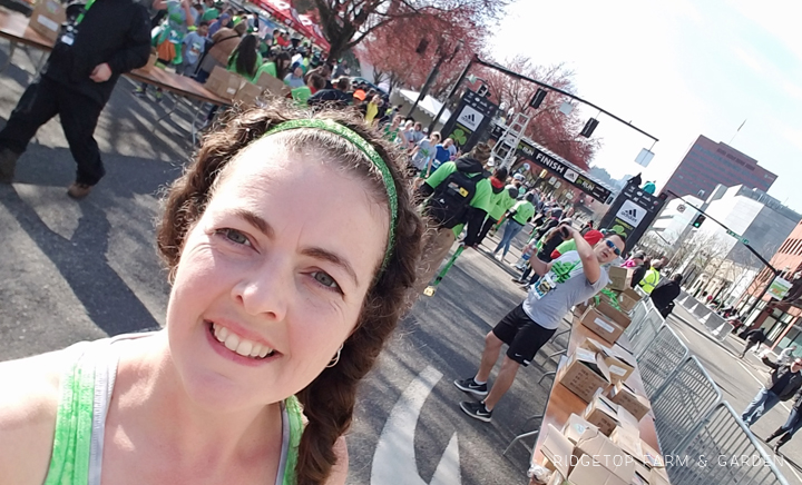 Shamrock Run Portland 15K Race Recap finish line | OK Which Way