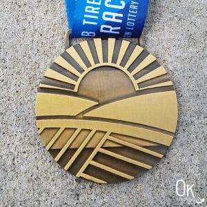 Helvetia Half Marathon Race Recap medal | OK Which Way