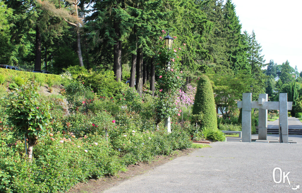 Portland Rose Garden | Water Sculpture | OK Which Way