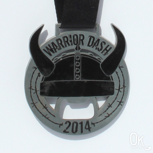 Warrior Dash 5K medal | OK Which Way