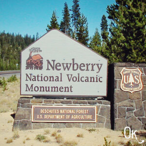 Newberry National Volcanic Monument sign | OK Which Way