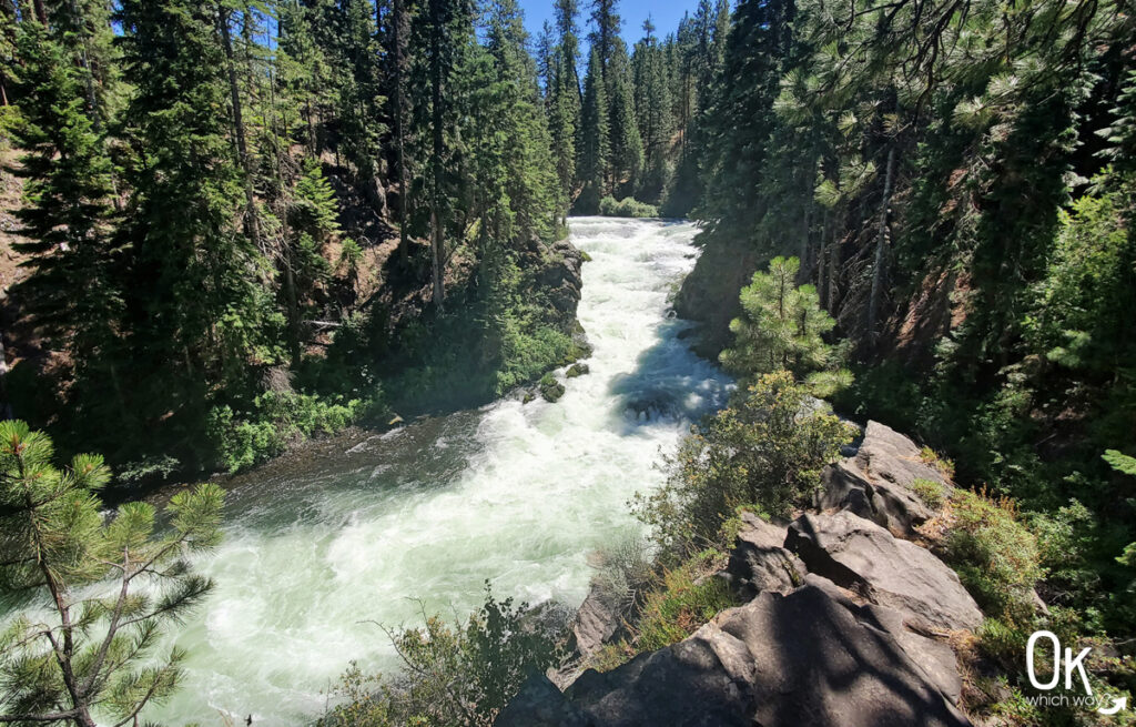 Benham Falls overlook in Oregon | OK Which Way