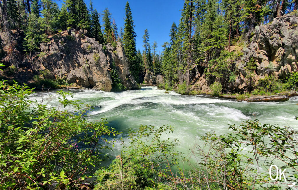 Benham Falls near Sunriver Trail Review | OK Which Way