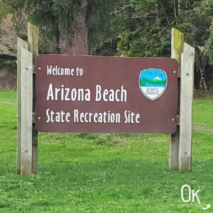  Arizona Beach State Recreation Site sign | OK Which Way