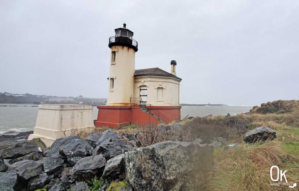 Coquille River Lighthouse near Bandon Oregon | OK Which Way