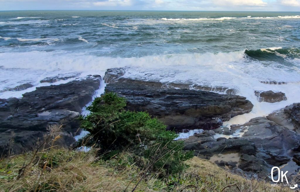 Pounding waves at Cape Arago State Park in Oregon | OK Which Way