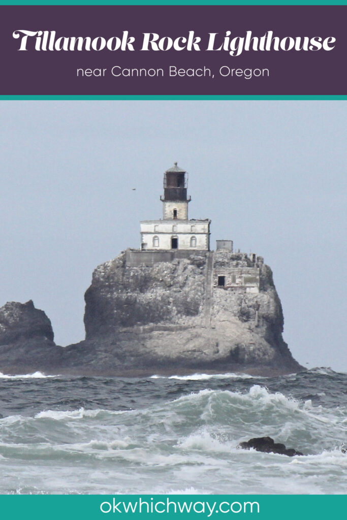 Tillamook Rock Lighthouse, known as Terrible Tilly, located near Ecola State Park and Cannon Beach Oregon | OK Which Way