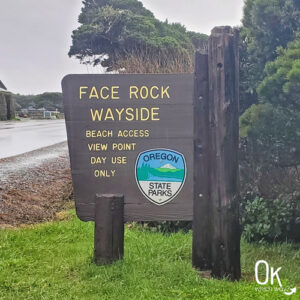 Face Rock State Scenic Viewpoint Wayside Sign | OK Which Way