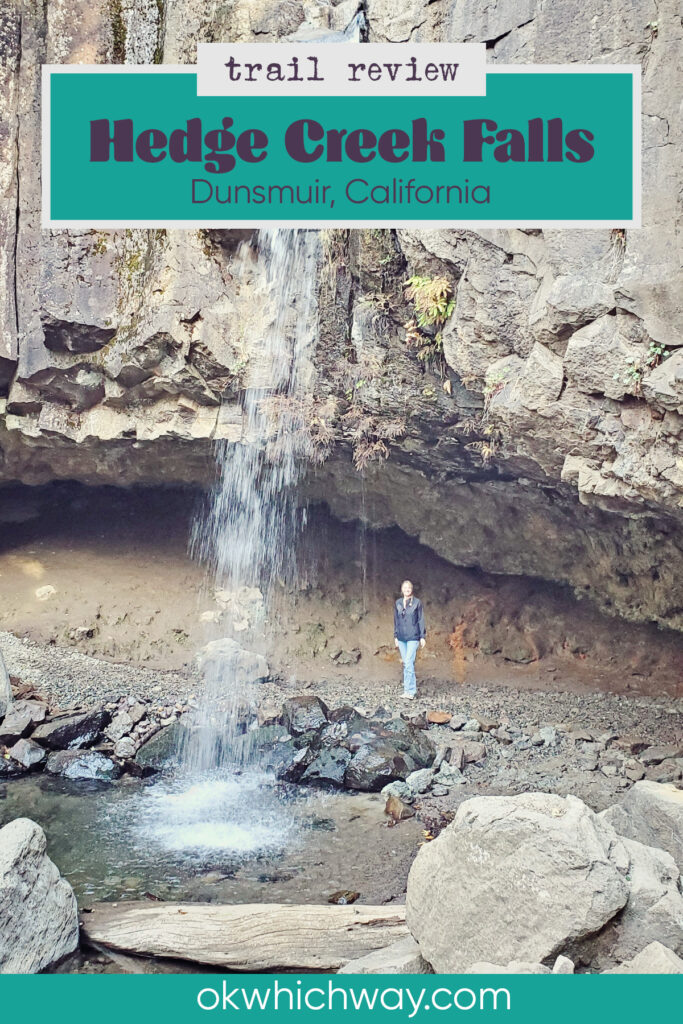 Hedge Creek Falls Trail near Dunsmuir, California | A perfect stop when traveling along I-5 | OK Which Way