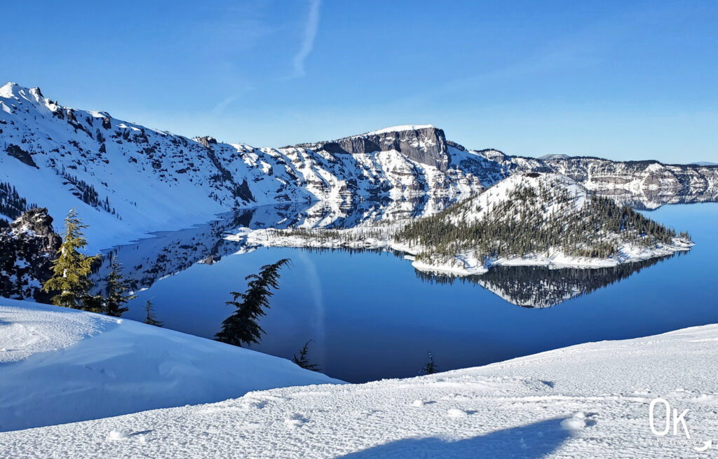 Crater Lake National Park in winter | OK Which Way