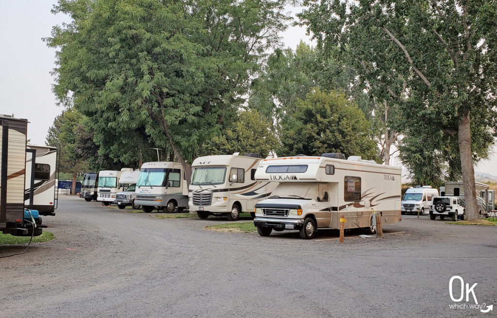 Klamath Falls KOA in Oregon rv sites | OK Which Way