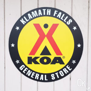 Klamath Falls KOA sign | OK Which Way