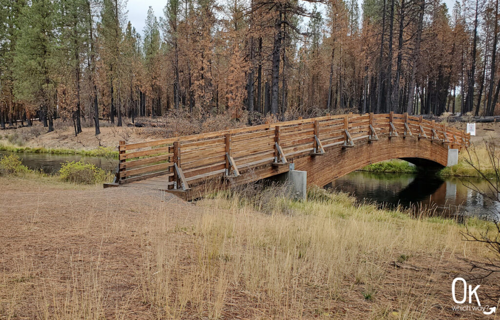 Bridge over Spring Creek at Collier Memorial State Park in Oregon | OK Which Way