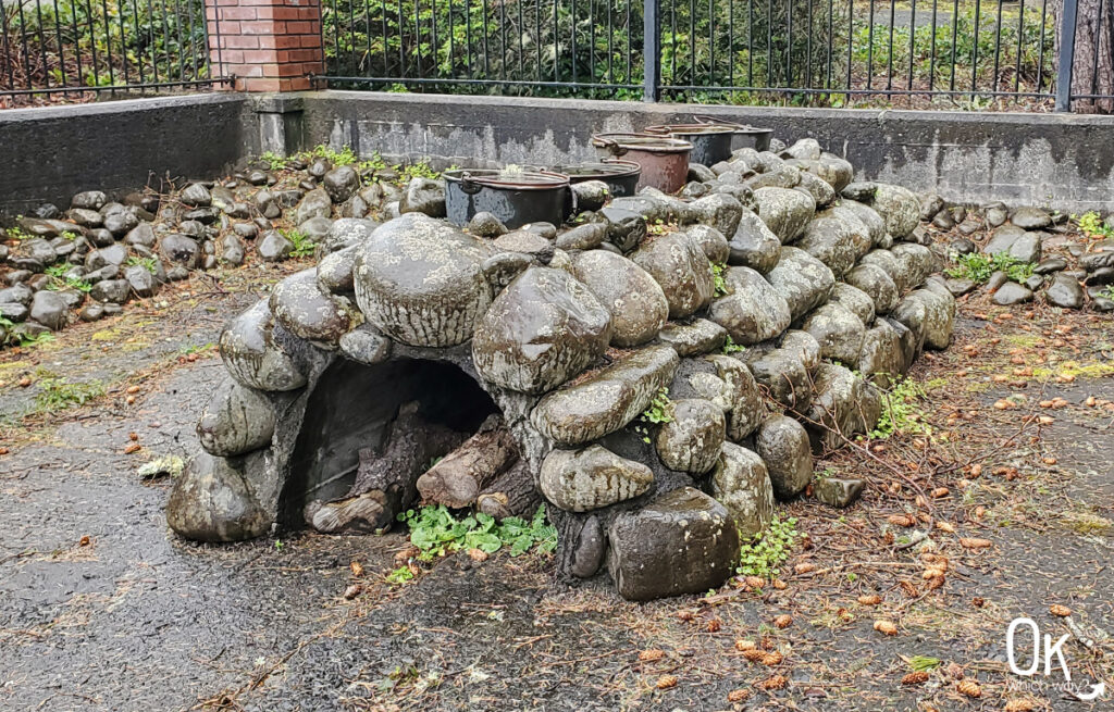 Lewis and Clark Salt Cairn in Seaside Oregon - OK Which Way