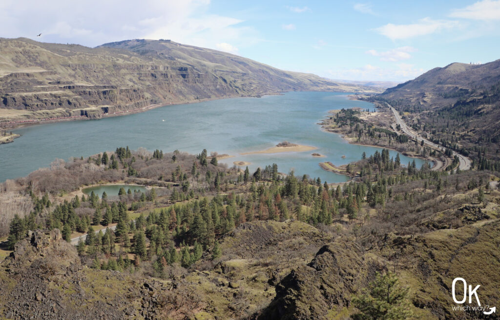 Rowena Crest Overlook Columbia River I-84 - OK Which Way