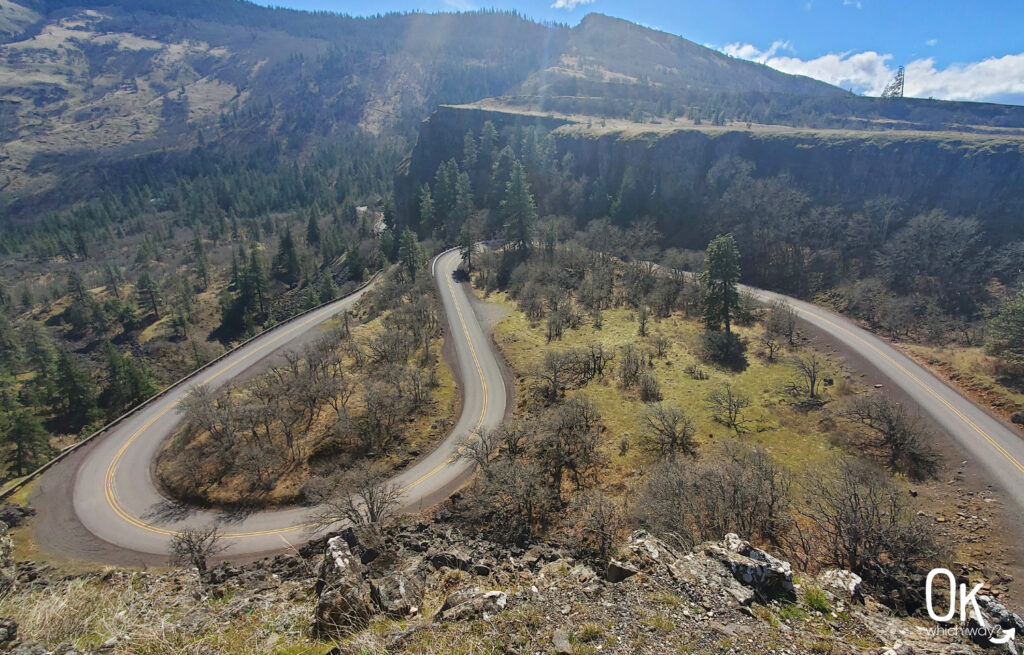 Rowena Crest Overlook Historic Columbia River Highway - OK Which Way