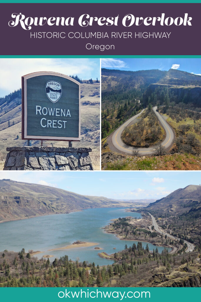 Stopping at Rowena Crest Overlook in Oregon along the Historic Columbia River Highway