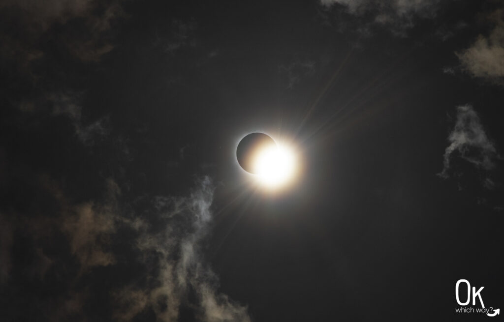 2024 Total Solar Eclipse in Hillsboro, Texas | OK Which Way