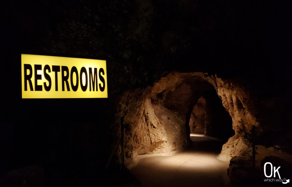 Restrooms within Carlsbad Cavern | OK Which Way