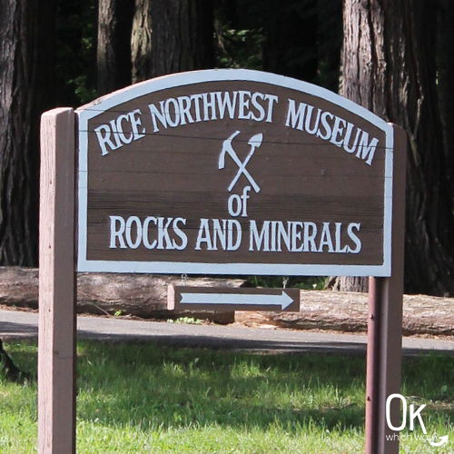 Rice NW Museum of Rocks and Minerals sign | Ok, Which Way?