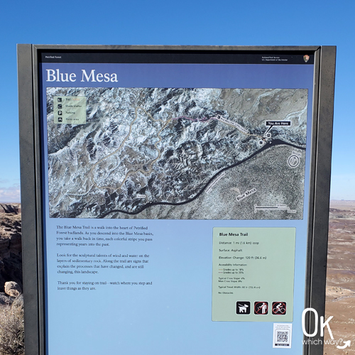 Blue Mesa Trail sign | OK Which Way