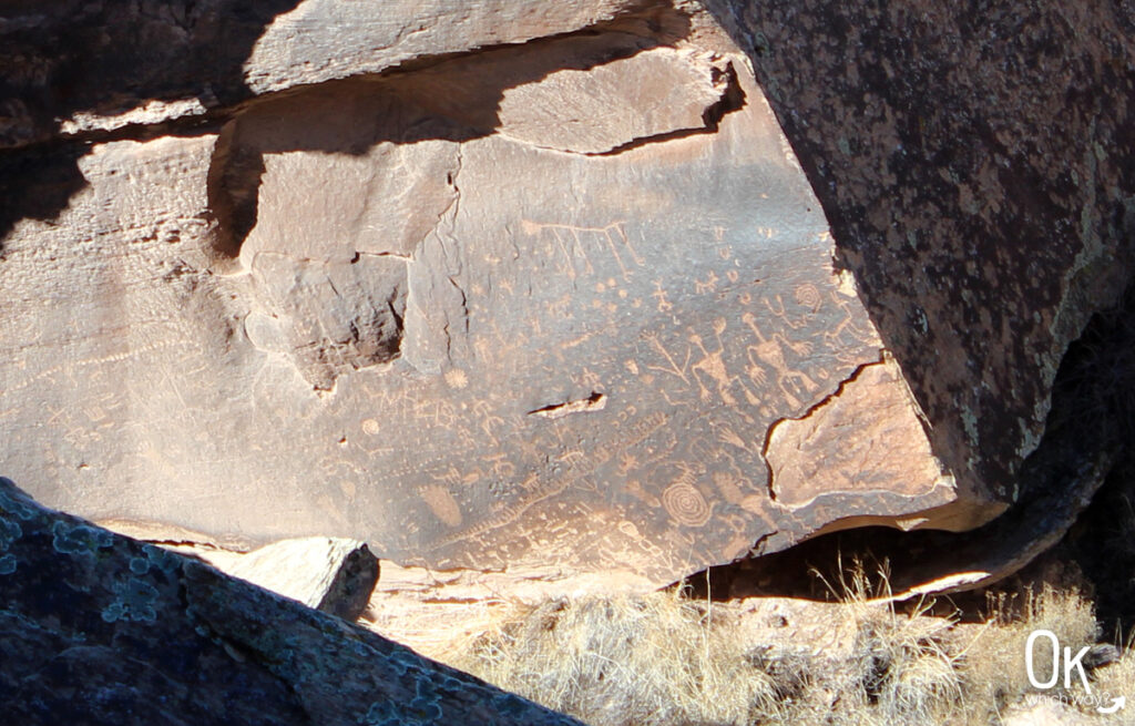 Newspaper Rock petroglyphs at Petrified Forest National Park | OK Which Way