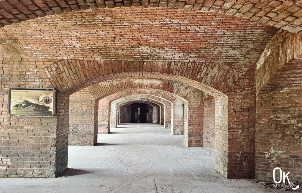 arches at Fort Jefferson on Garden Key | Ok Which Way