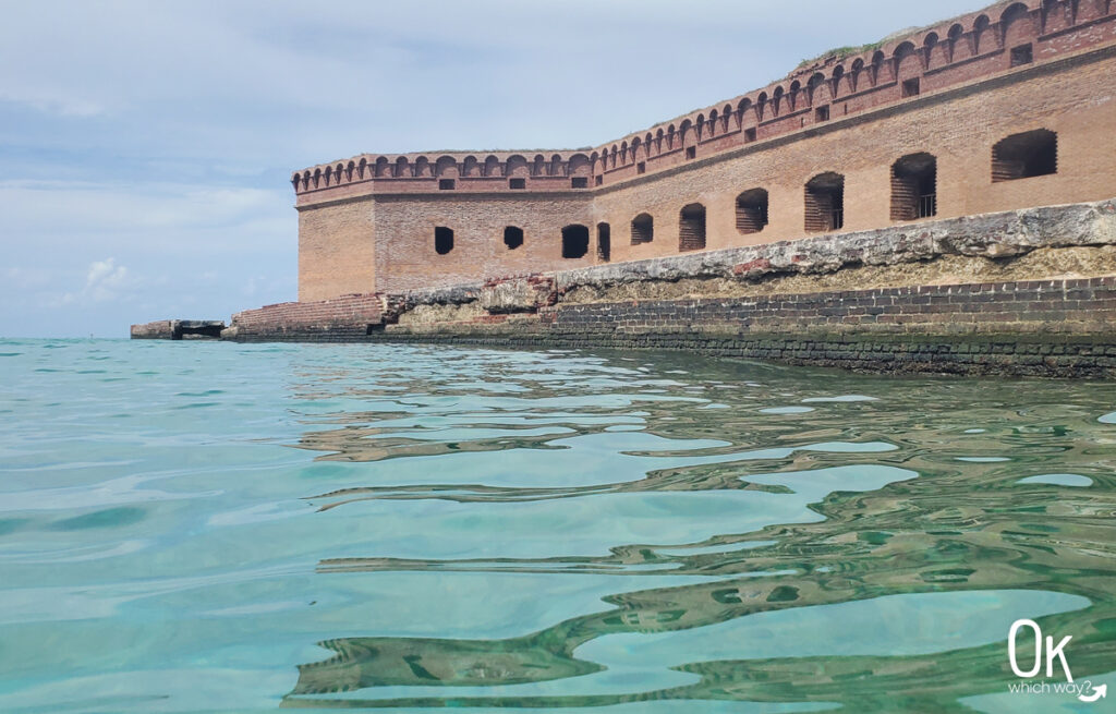 Moat wall at Dry Tortugas National Park | OK Which Way