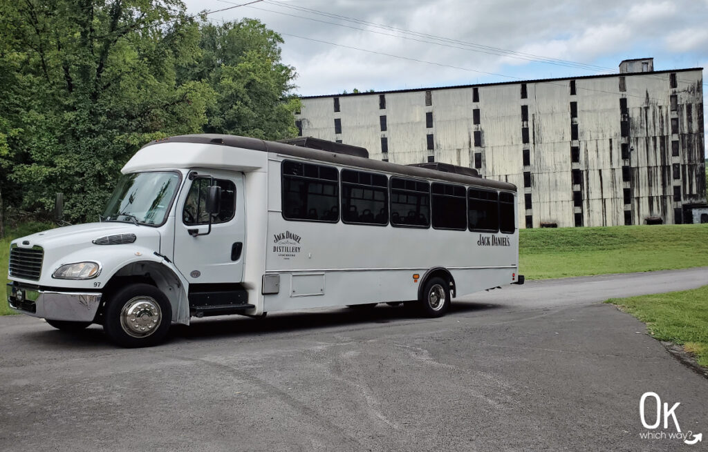 Jack Daniel's Distillery Tour shuttle bus | OK Which Way