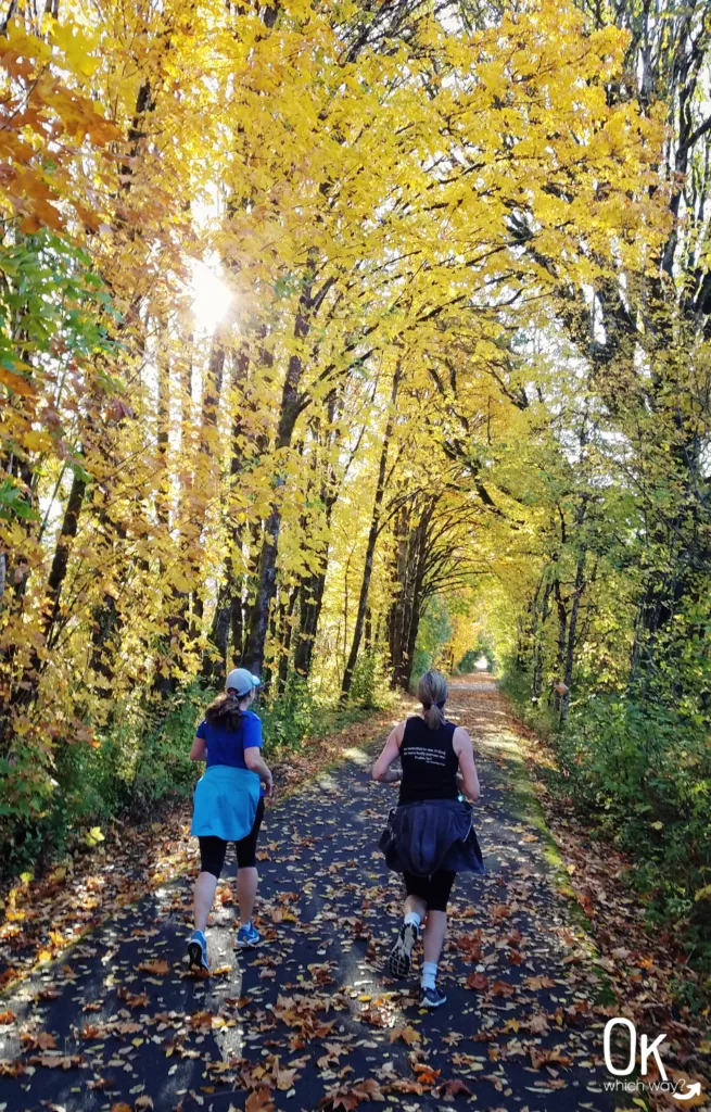 Running on the Banks-Vernonia State Trail | OK Which Way