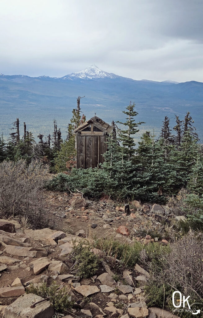 Black Butte summit with Mt Jefferson in the distance | OK Which Way