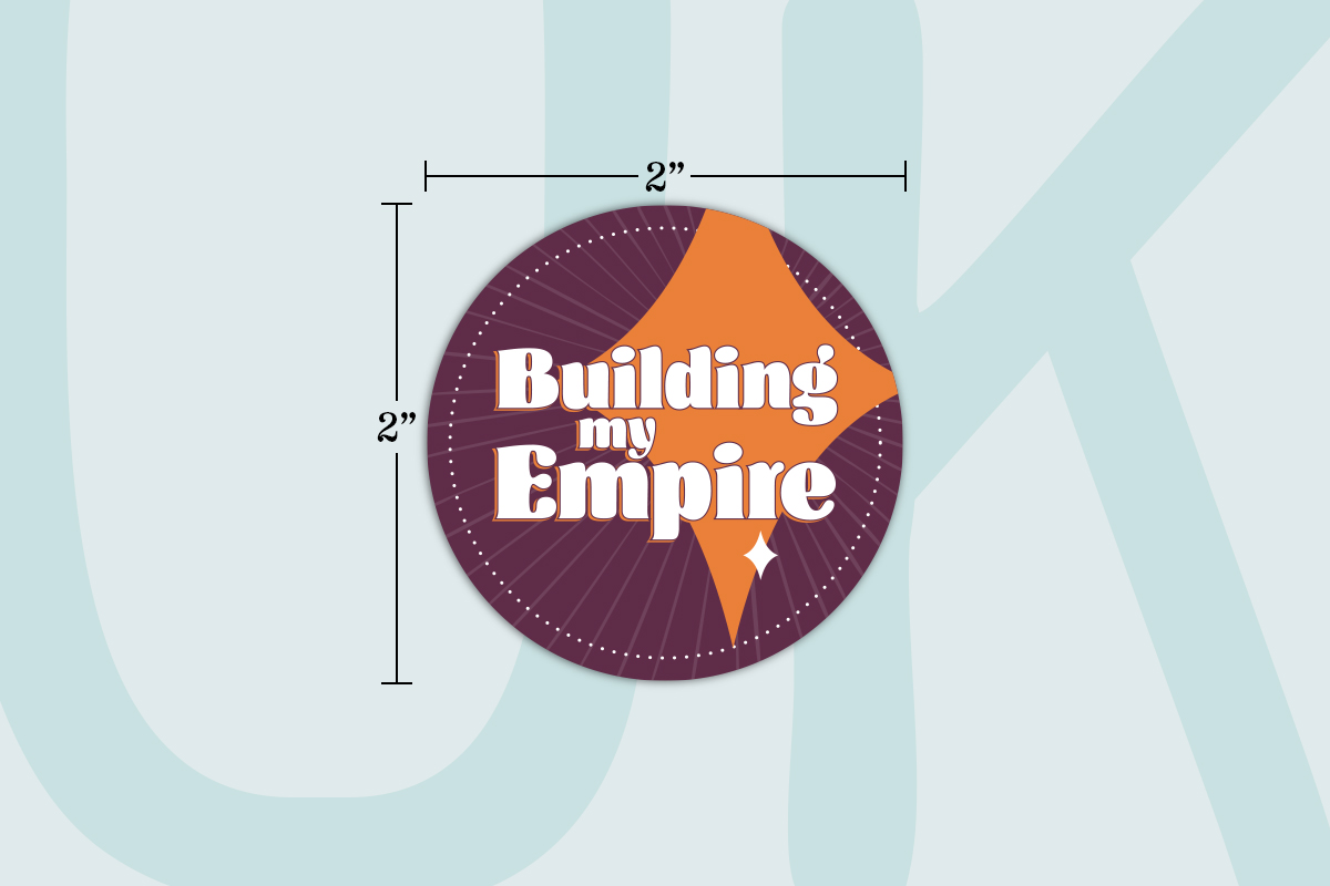 Building my Empire Vinyl Sticker - Image 2
