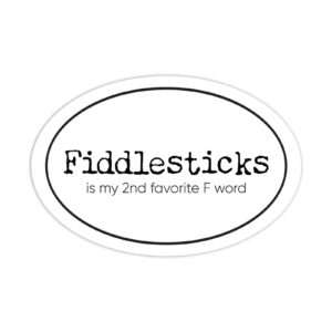 Fiddlesticks Vinyl Sticker