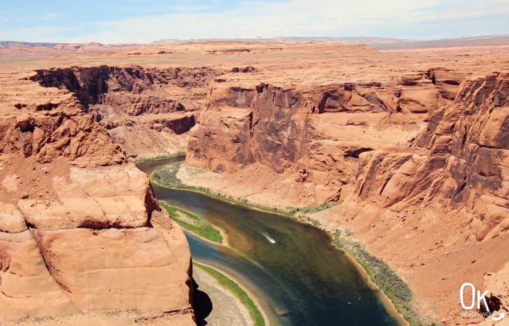 Boating in the Colorado River at Horseshoe Bend | OK Which Way