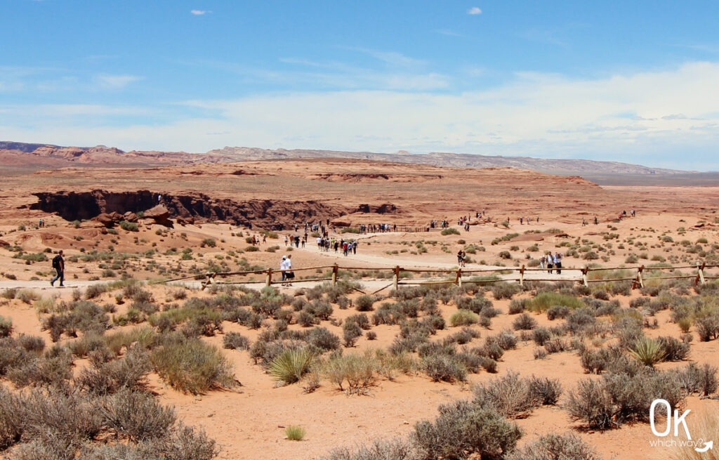 Hiking to Horseshoe Bend in Glen Canyon National Recreation Area | OK Which Way
