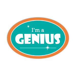 I'm a Genius Vinyl Sticker