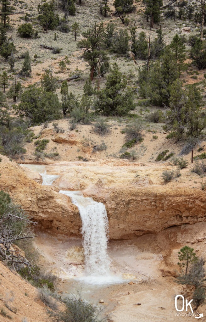 Tropic Ditch Falls at Bryce National Park | OK Which Way
