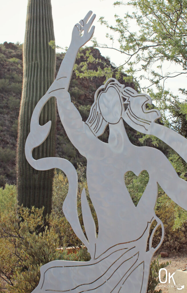 Way of the Cross statue at Picture Rocks Petroglyphs in Tucson | OK Which Way