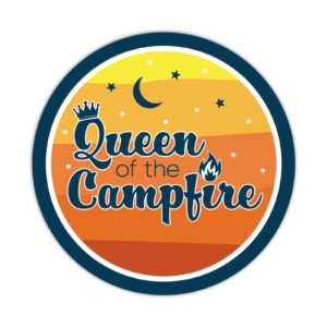 Queen of the Campfire Vinyl Sticker