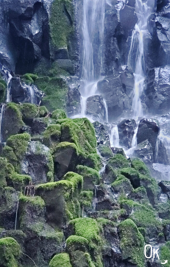 Ramona Falls cascading over columnar basalt | OK Which Way