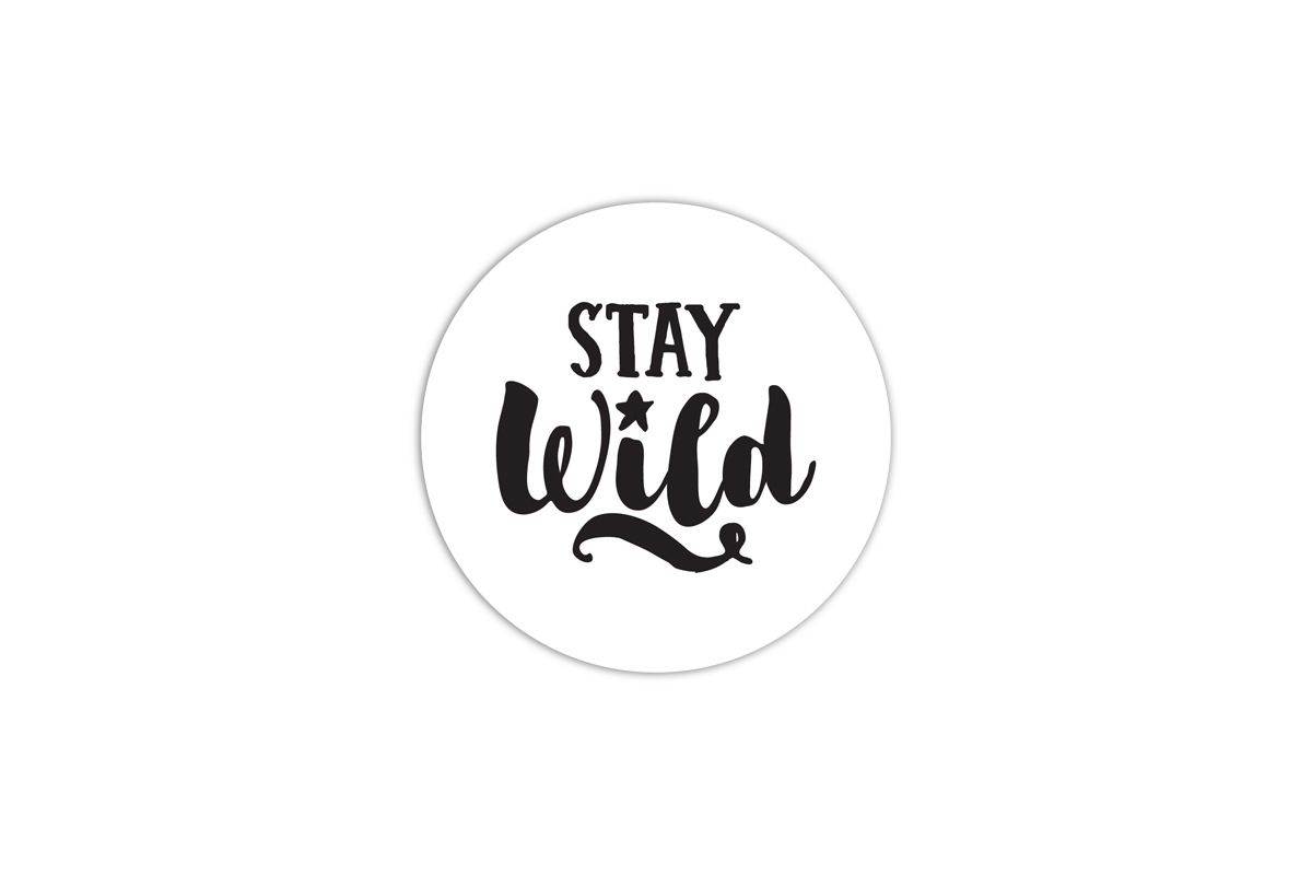 Stay Wild Vinyl Sticker