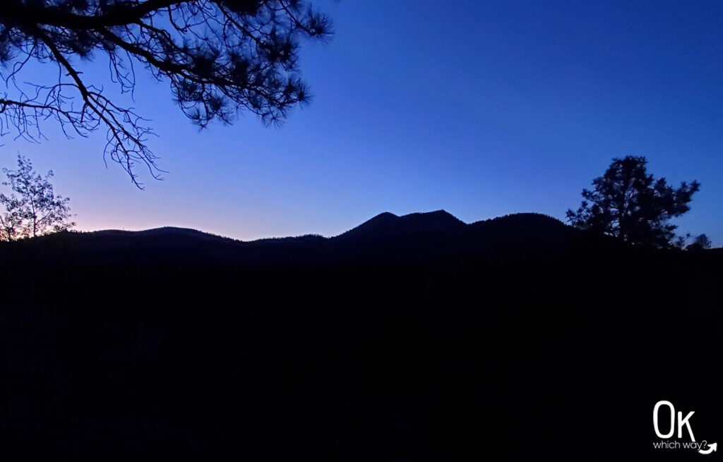 Night sky at Sunset Crater Volcano National Monument | OK Which Way