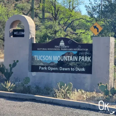 Tucson Mountain Park sign | OK Which Way